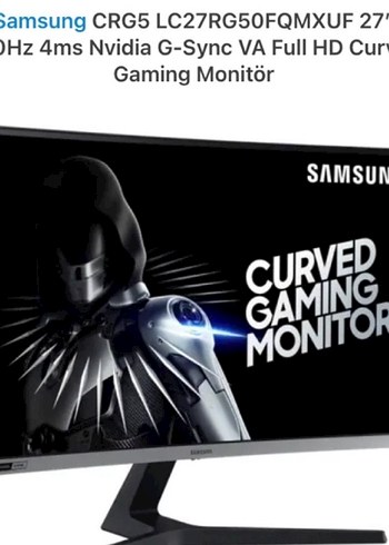 Samsung CRG5 27" 240hz Monitör - Görsel 4