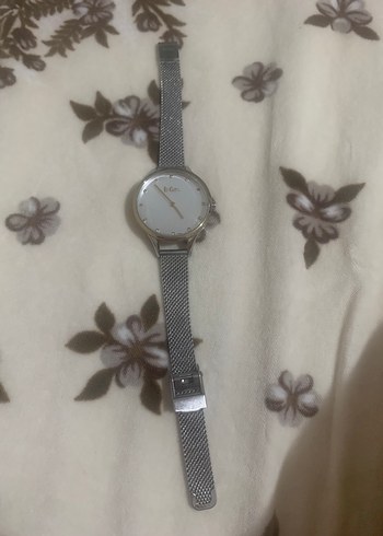 Lee Cooper Minimalist Gumus Metal Kol Saati