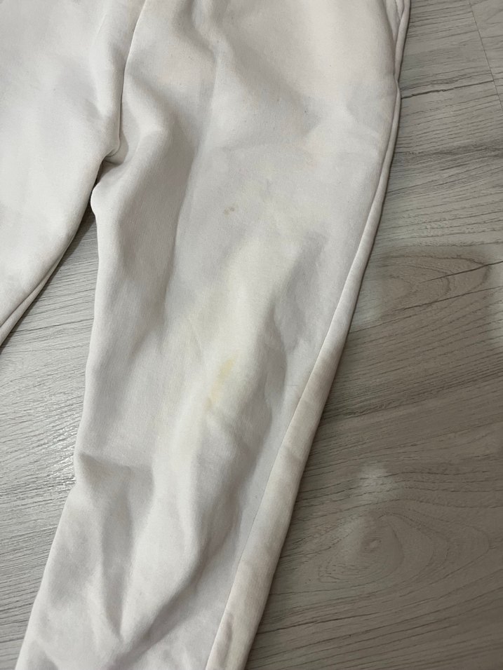 Beyaz Kadın Rahat Kesim Eşofman Altı - Görsel 2