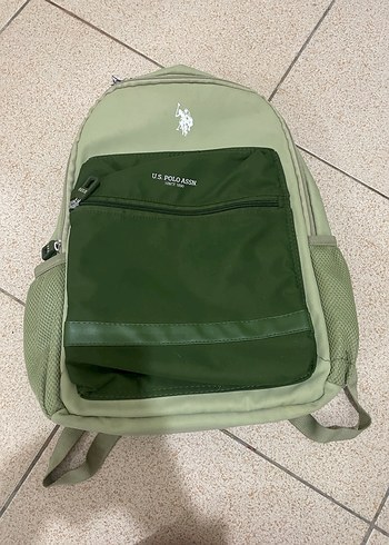 US Polo Assn. Yeşil  Sırt Çantası - Görsel 2
