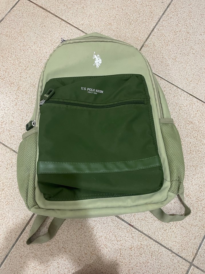 US Polo Assn. Yeşil  Sırt Çantası - Görsel 2