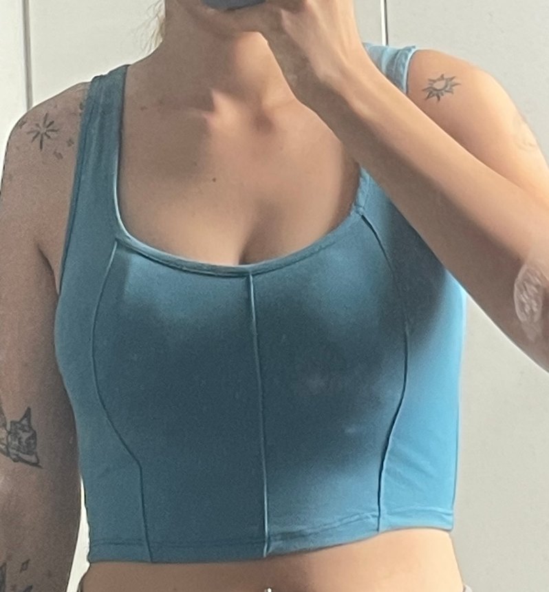 Mavi Denim Straplez Kadın crop - Görsel 2