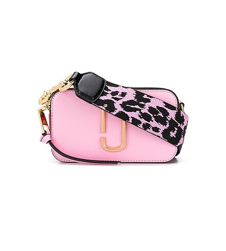 Leopar Askılı Marc Jacobs Snapshot Pembe Çanta