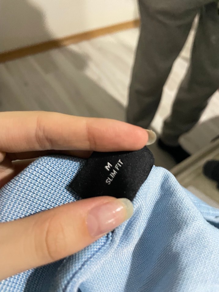 Erkek Mavi Denim Polo yaka Tişört ALTINYILDIZ M - Görsel 4