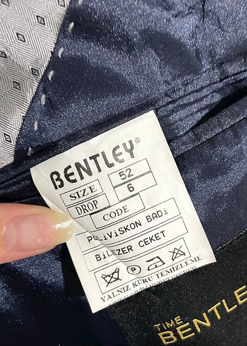 Gri Düğmeli Erkek Ceket Bentley - Görsel 4