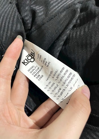 Gri Düz Kesim Erkek Pantolon Kiğılı - Görsel 4