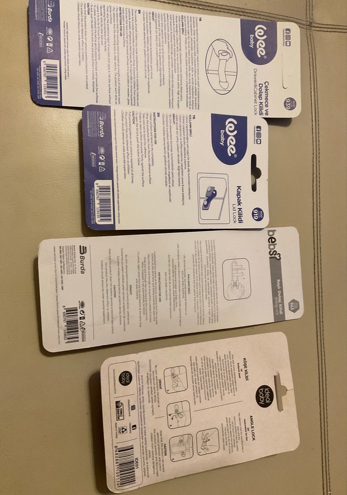 Bebs Beyaz Çocuk Güvenlik Kilitleri - Görsel 2