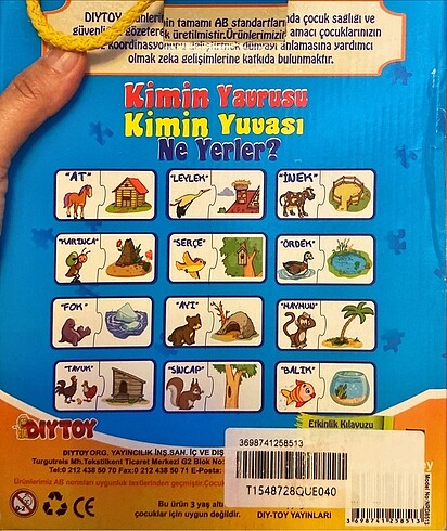  Beden Çok parçalı puzzle