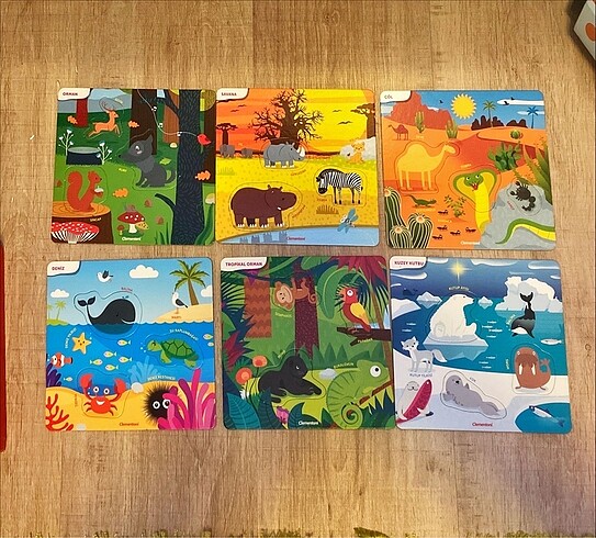  Beden Nerede yaşar puzzle