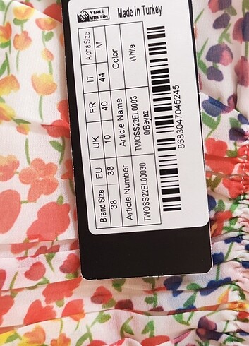 38 Beden çeşitli Renk Elbise