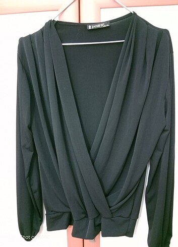 Degaje yaka bluz - Görsel 4