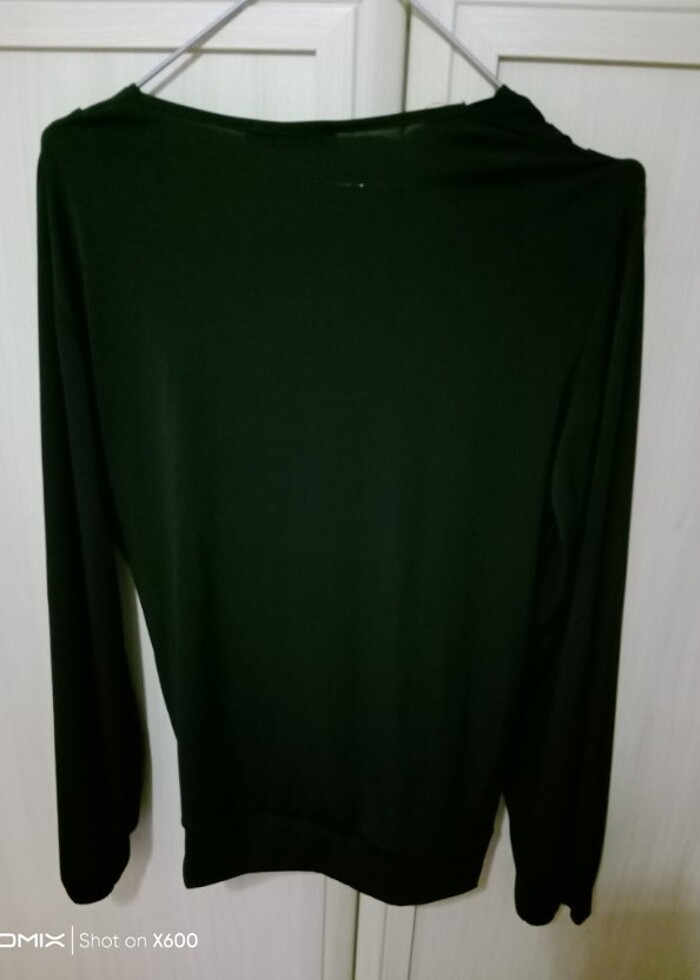 Degaje yaka bluz  - Görsel 2