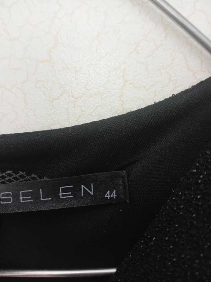 Siyah Uzun Kollu V Yaka Kadın tulum - Görsel 3