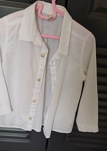 Beyaz uzun kollu gömlek - Görsel 2
