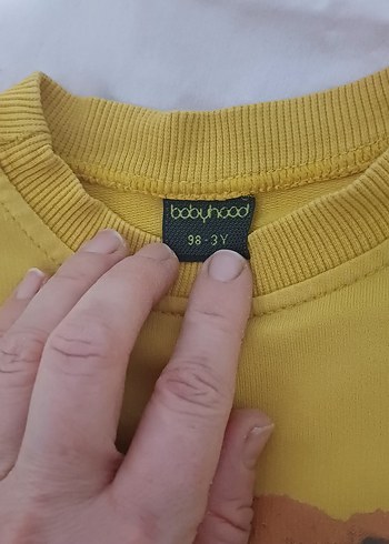 Erkek Çocuk Sarı Baskılı Sweatshirt - Görsel 2