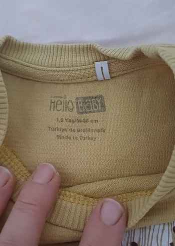 Bej Erkek Çocuk Baskılı Örme Sweatshirt - Görsel 2