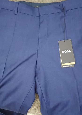 Hugo Boss Boss Mavi Regular Fit Erkek Pantolon