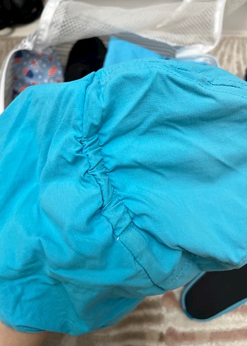 Mavi Bebek Koruyucu Şapka - Görsel 5