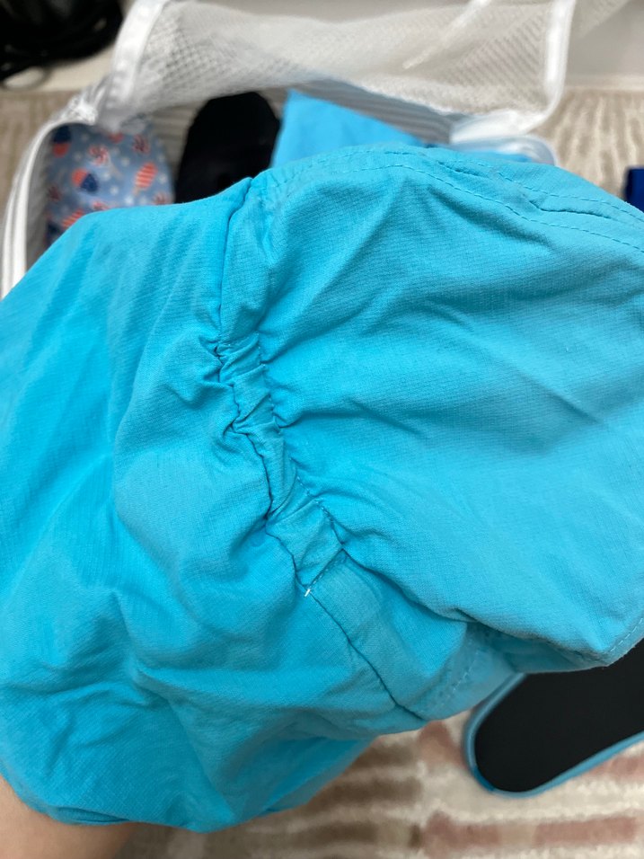 Mavi Bebek Koruyucu Şapka - Görsel 5