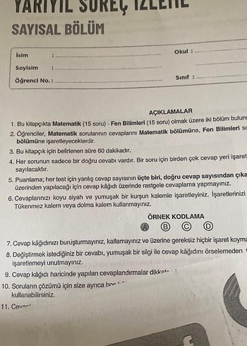 Beden Renk 6. Sınıf 5 deneme