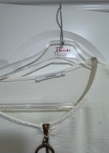 Beyaz Midi Keten Kadın Takım Elbise - Görsel 3