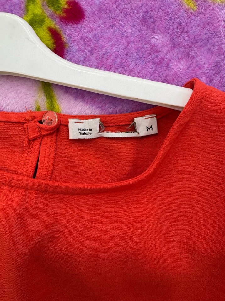 Bohem Tarz Uzun Renk Bloklu Elbise - Görsel 2