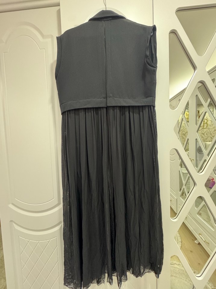 Kadın Siyah Notched Yaka Midi Ceket
İki ürünü birden satıyorum - Görsel 3