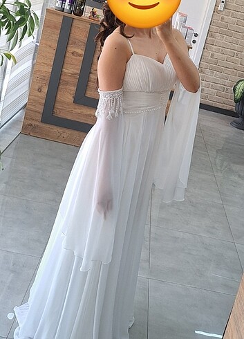 m Beden Beyaz Nikah Elbisesi