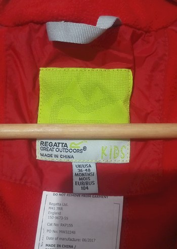 Kız Bebek Kırmızı Fermuarlı Kayak Tulumu - Görsel 3