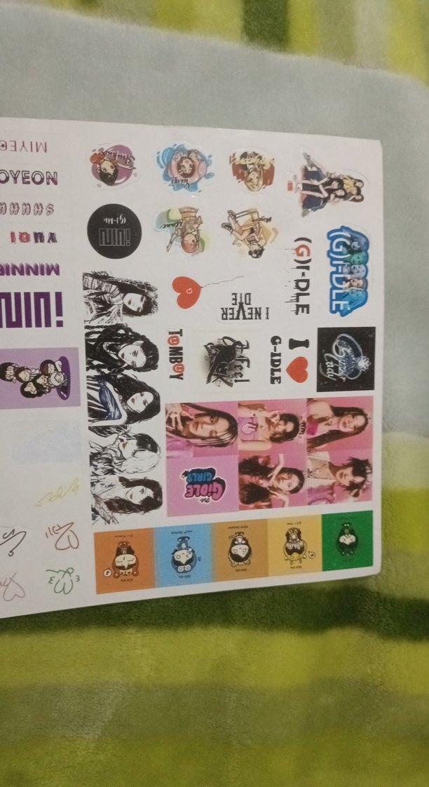 (G)I-DLE Sticker Sayfası - Görsel 3