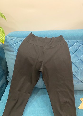 Siyah fitilli tayt - Görsel 2