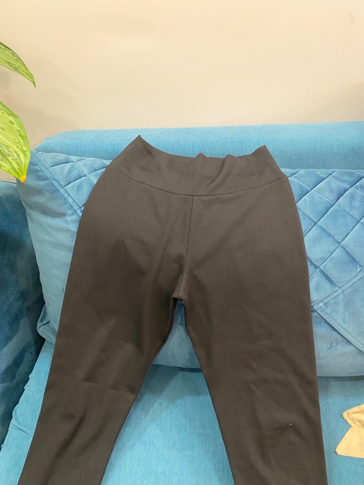 Siyah fitilli tayt - Görsel 2