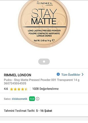 Rimmel london pudra 