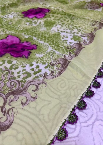 Tığ oyalı yazma - Görsel 3