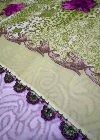 Tığ oyalı yazma - Görsel 2