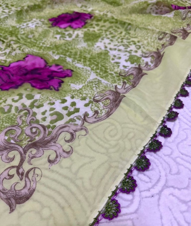 Tığ oyalı yazma - Görsel 3