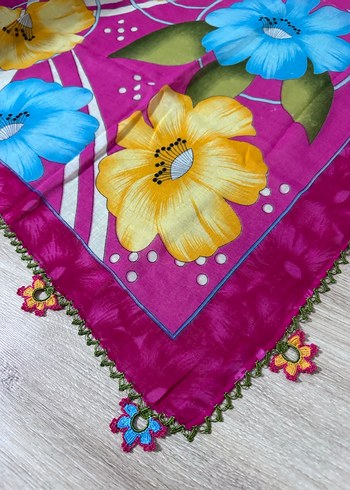 Tığ oyalı yazma - Görsel 2