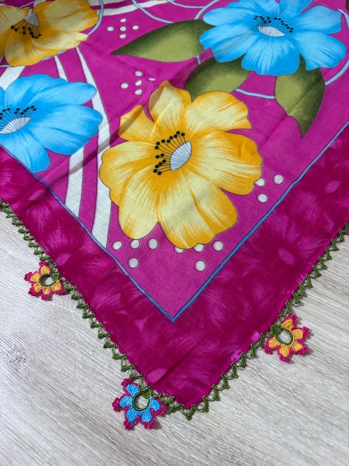 Tığ oyalı yazma - Görsel 2