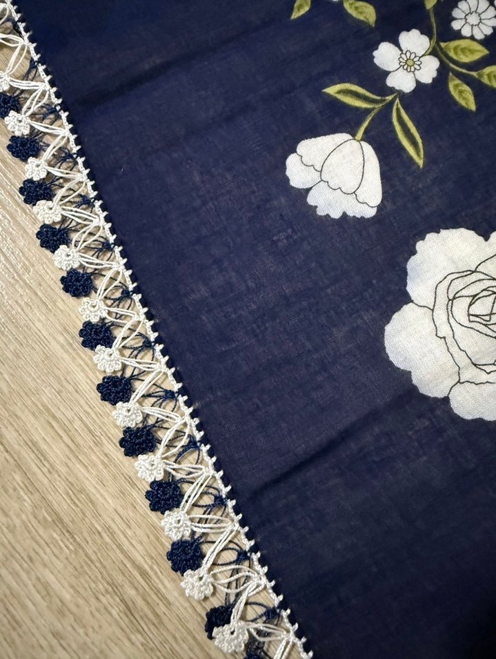 Tığ oyalı yazma - Görsel 4