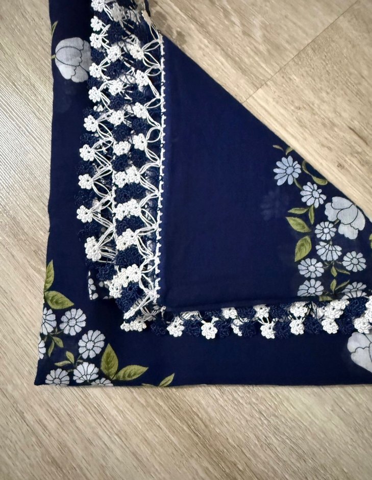 Tığ oyalı yazma - Görsel 2