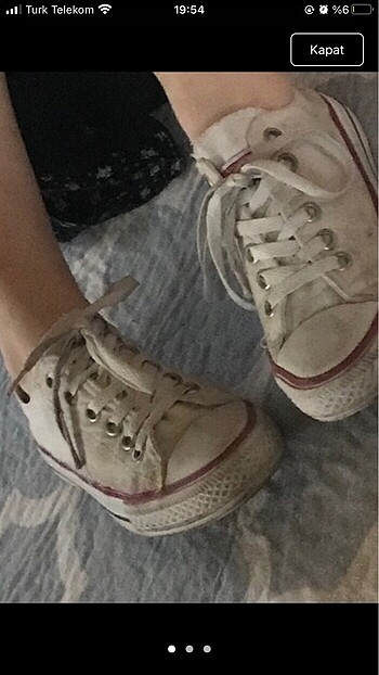 Converse Converse beyaz sneaker ayakkabi