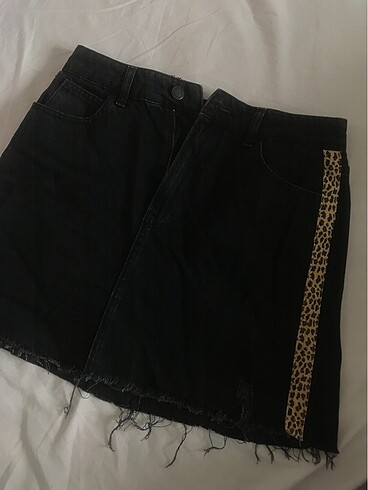 Bershka siyah kot etek