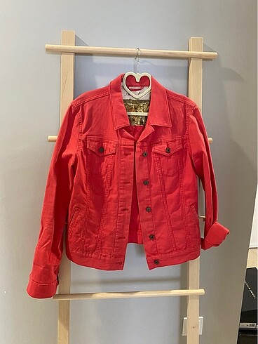 Mavi Jeans Kırmızı Jean Ceket