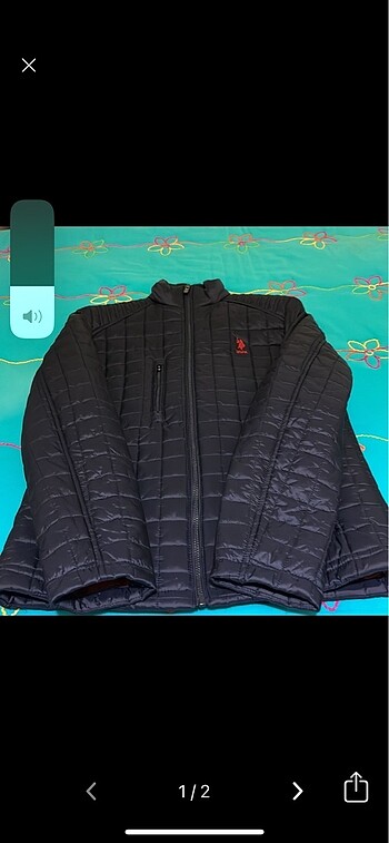 Us polo assn erkek mont, 46 beden lacivert