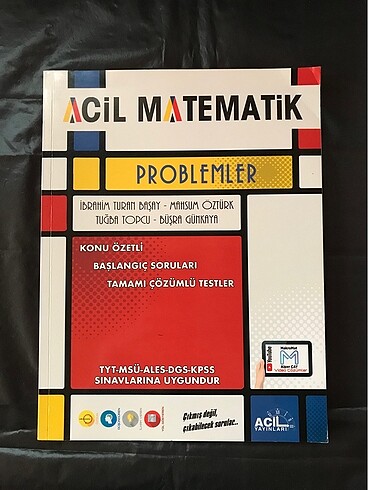 acil matematik problemler kitabı