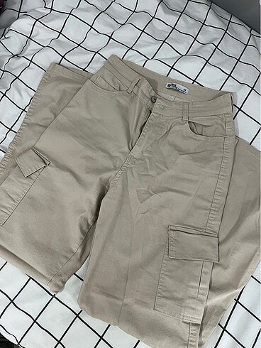 Bej kargo pantolon