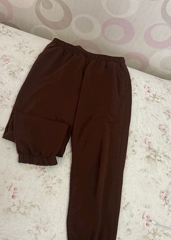 Kadın Kahverengi Salaş Sweatpant - Görsel 2
