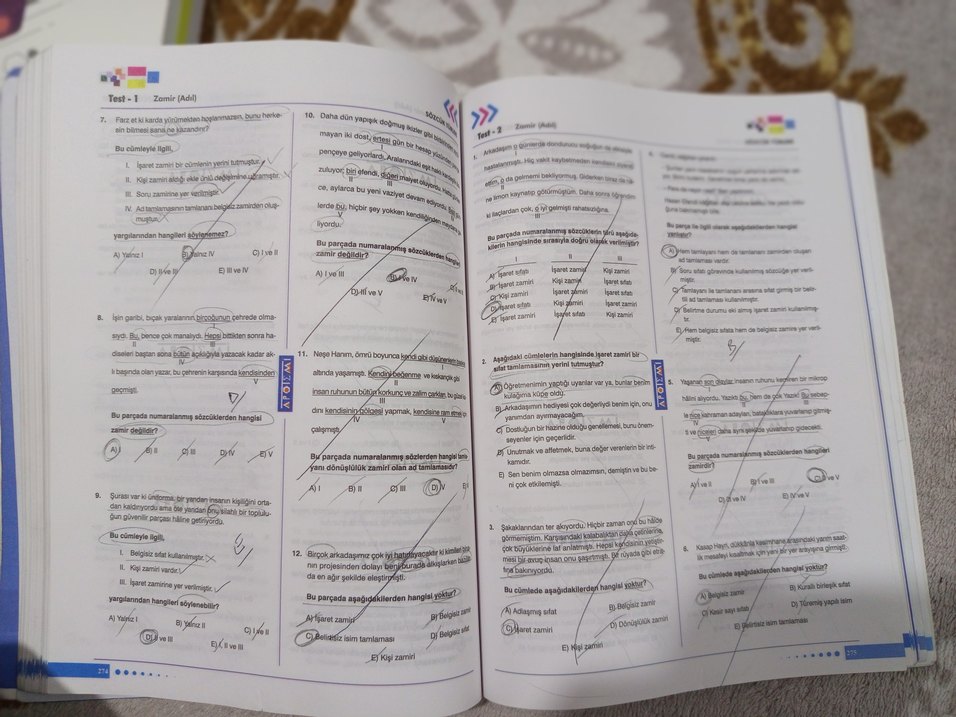 Apotemi TYT turkce soru Bankası - Görsel 2