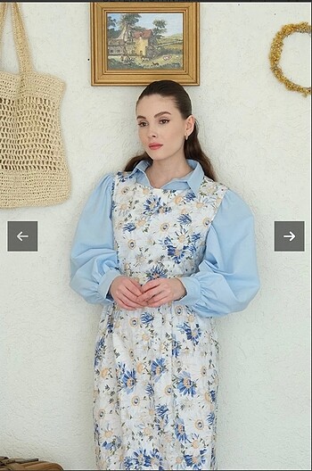 universal Beden Mavi papatya jile