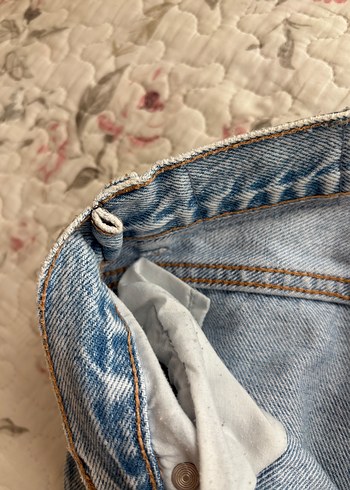 Pull and Bear Mavi Kadın Denim Pantolon